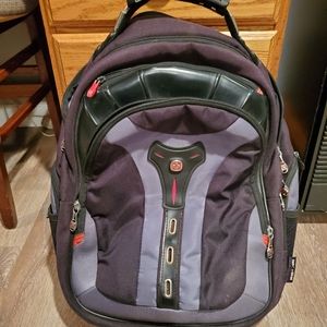 Swiss Gear 17in Grey Shock Absorbent Backpack